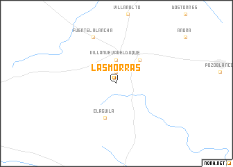 map of Las Morras