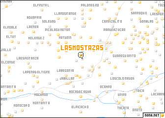 map of Las Mostazas