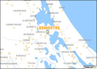 map of Las Muertas