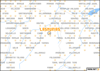 map of Las Murias