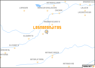 map of Las Naranjitas