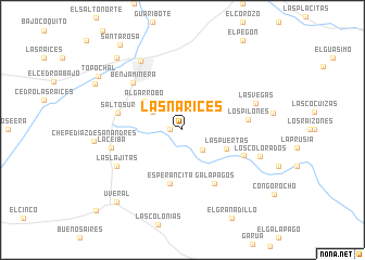 map of Las Narices