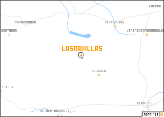 map of Las Navillas