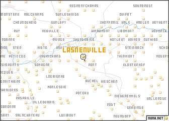 map of Lasnenville