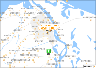 map of Las Nieves