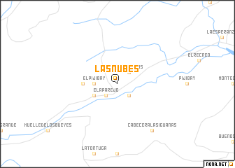 map of Las Nubes