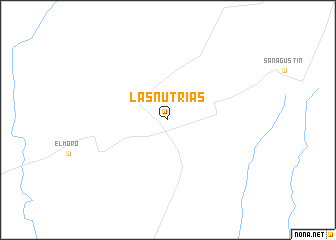 map of Las Nutrias