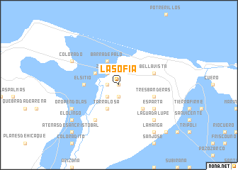 map of La Sofía