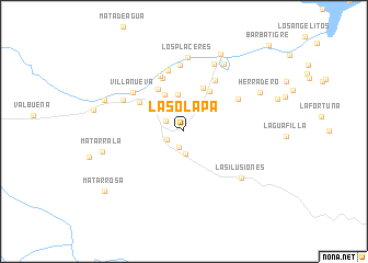 map of La Solapa