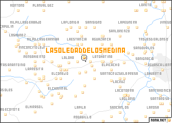 map of La Soledad de los Medina