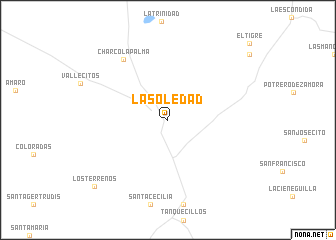 map of La Soledad