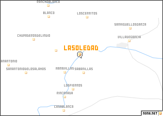 map of La Soledad