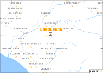 map of La Soledad