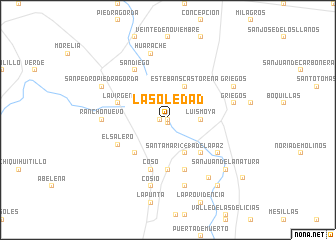 map of La Soledad