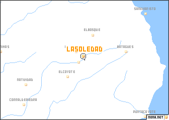 map of La Soledad