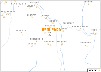 map of La Soledad