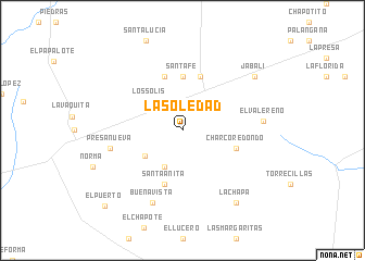 map of La Soledad