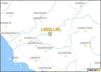 map of Las Ollas