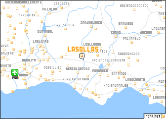 map of Las Ollas