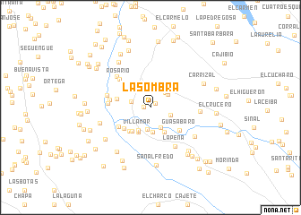 map of La Sombra