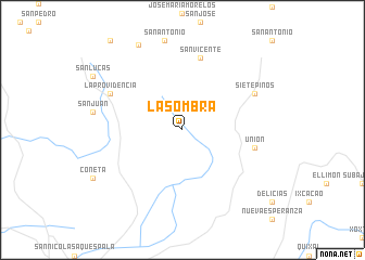 map of La Sombra