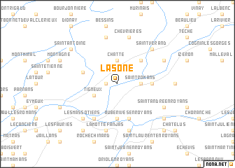 map of La Sône