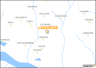 map of La Sonrisa