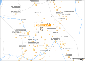 map of La Sonrisa