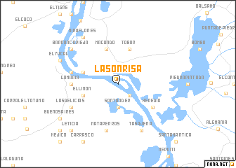 map of La Sonrisa