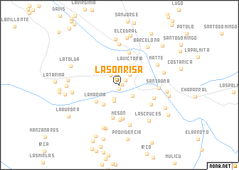 map of La Sonrisa