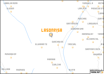 map of La Sonrisa