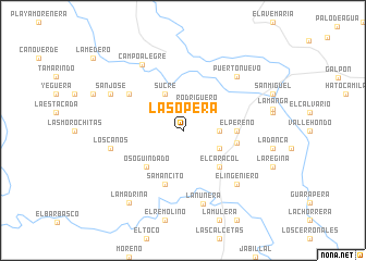 map of La Sopera