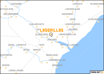 map of Las Orillas