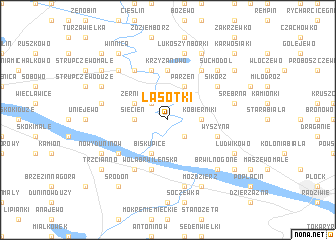 map of Lasotki