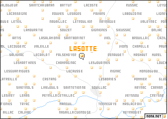 map of La Sotte