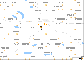 map of Lasoty