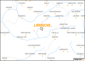 map of La Souche