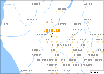 map of Lasoulé