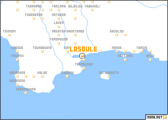 map of Lasoulé