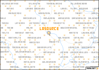 map of La Source