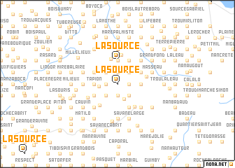 map of La Source