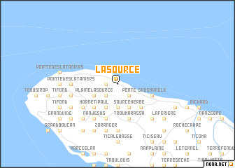 map of La Source