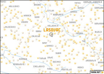 map of Lasovac