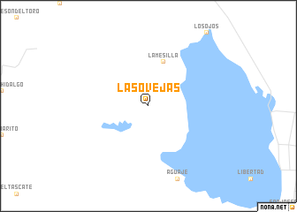 map of Las Ovejas