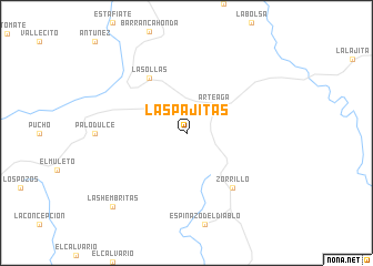 map of Las Pajitas