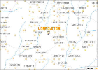 map of Las Pajitas