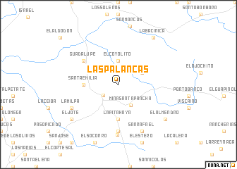 map of Las Palancas