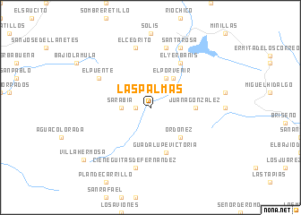 map of Las Palmas