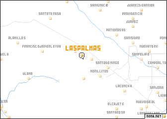 map of Las Palmas