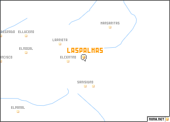 map of Las Palmas